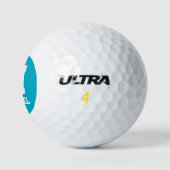 Monogramm für personalisierte Bezeichnung Golfball (Logo)