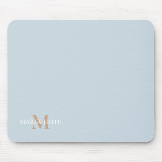 Monogramm für personalisierte Bezeichnung Mousepad (Vorne)