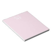 Monogramm für personalisierte Bezeichnung Notizblock (angewinkelt)