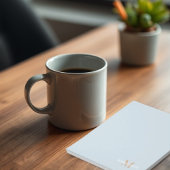 Monogramm für personalisierte Bezeichnung Notizblock