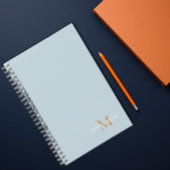 Monogramm für personalisierte Bezeichnung Notizblock