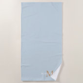 Monogramm für personalisierte Bezeichnung Strandtuch (Vorderseite)