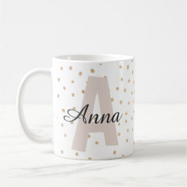 Monogramm für personalisierte Individuelle Name Kaffeetasse