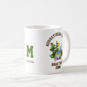 Monogramm für personalisierte Straßenfahrt Kaffeetasse