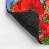 Monogramm für personalisiertes Mohnfeld und Schmet Mousepad (Ecke)