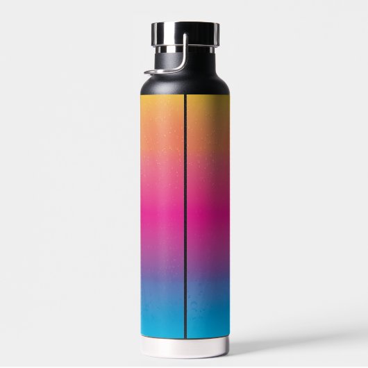 Monogramm für Regenbogenfarben Trinkflasche (Rechts)