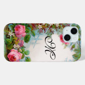 MONOGRAMM FÜR Rose UND JASMINEN Case-Mate iPhone Hülle (Rückseite (Horizontal))