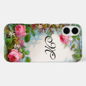 MONOGRAMM FÜR Rose UND JASMINEN Case-Mate iPhone Hülle (Rückseite (Horizontal))