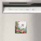 MONOGRAMM FÜR Rose UND JASMINEN Magnet (In Situ (Geschirrspüler))