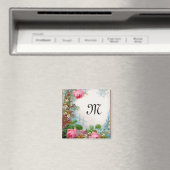 MONOGRAMM FÜR Rose UND JASMINEN Magnet (In Situ (Geschirrspüler))