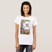 MONOGRAMM FÜR Rose UND JASMINEN T-Shirt (Vorne ganz)