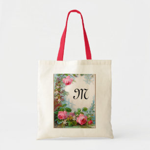 MONOGRAMM FÜR Rose UND JASMINEN Tragetasche