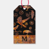 Monogramm für rostfreie Steampunken Geschenkanhänger (Vorderseite)