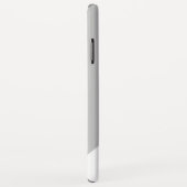 Monogramm für Schwarz-Weiß-Flora Case-Mate iPhone Hülle (Hinten/Rechts)