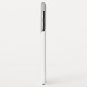 Monogramm für Schwarz-Weiß-Flora Case-Mate iPhone Hülle (Hinten/Links)