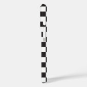 Monogramm für Schwarzweiß-Karton Case-Mate iPhone Hülle (Rückseite / Links)