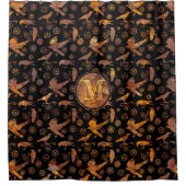 Monogramm für Stahlstangen mit rostfreiem Stahl Duschvorhang (Vorderseite)