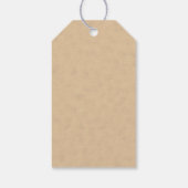 Monogramm für Stahlstangen und -kronen Geschenkanhänger (Rückseite)