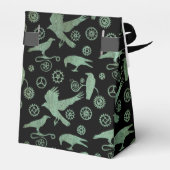 Monogramm für Steampunk-Verdigris-Gänge Geschenkschachtel (Rückseite)