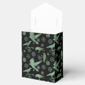 Monogramm für Steampunk-Verdigris-Gänge Geschenkschachtel (Geöffnet)