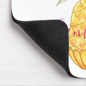 Monogramm für tropische Ananas Mousepad (Ecke)