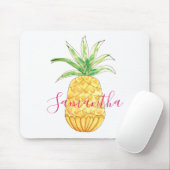 Monogramm für tropische Ananas Mousepad (Mit Mouse)