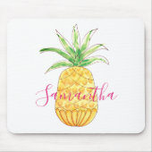 Monogramm für tropische Ananas Mousepad (Vorne)