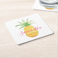 Monogramm für tropische Ananas