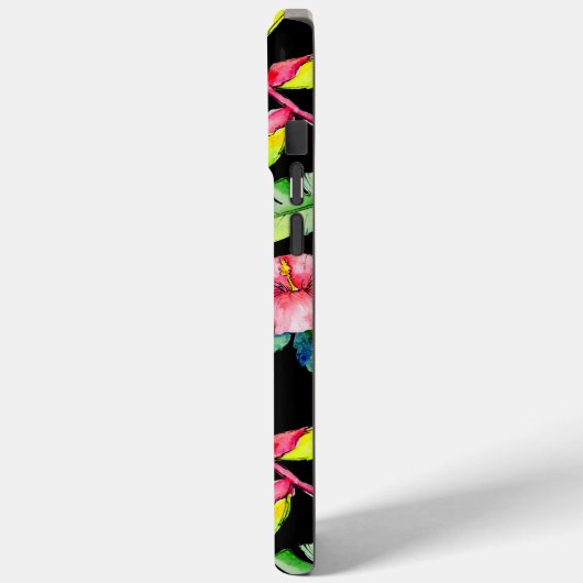 Monogramm für tropischen Garten Case-Mate iPhone Hülle (Rückseite / Links)