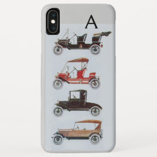 MONOGRAMM FÜR VINTAGE CARS iPhone XS MAX HÜLLE