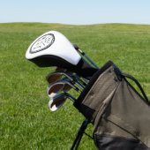 Monogramm für Vintages Golf Club-Logo Golf Headcover (In Situ)