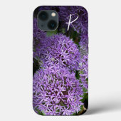 Monogramm für violette Fotografie Case-Mate iPhone Hülle (Rückseite)