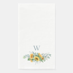 Monogramm für Wasserfarben Serviette