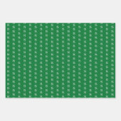 Monogramm für Weihnachtspapier Geschenkpapier Set (Vorderseite 3)