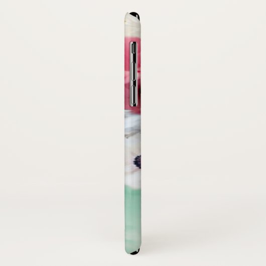 MONOGRAMM FÜR WEISSE ROSEN UND ANEMONEN-BLUME Case-Mate iPhone HÜLLE (Hinten/Links)