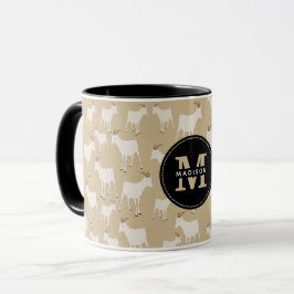 Monogramm für Ziegenhaltung Tasse