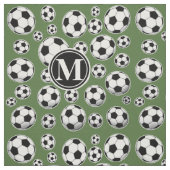 Monogramm-Fußball - Baum-Spitze Stoff (Muster)
