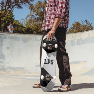 Monogramm Fußball-Fußball-Ball Skateboard