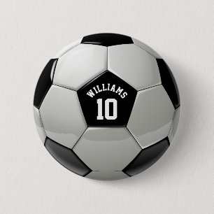 Monogramm Fußball-Fußballverband Button