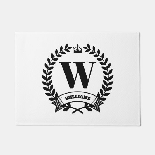 Monogramm Fußmatte (Vorderseite)