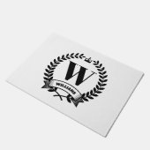 Monogramm Fußmatte (Schrägansicht)