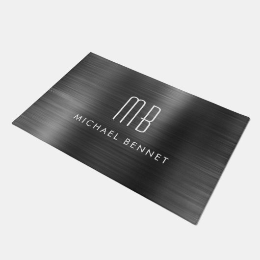 Monogramm Fußmatte (Schrägansicht)