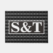 Monogramm Fußmatte (Vorderseite)