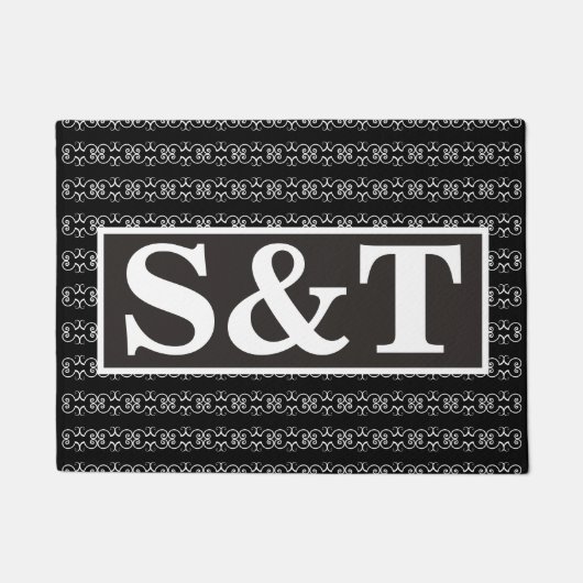 Monogramm Fußmatte (Vorderseite)