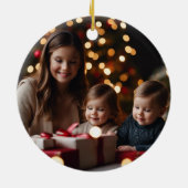 Monogramm G | beidseitig Keramik Ornament (Hinten)