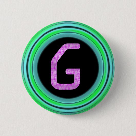 Monogramm "G" Button (Vorderseite)