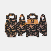 Monogramm-Gabel für Steampunk-Rusty Gears und Crow Geschenkschachtel (Ungefaltet)