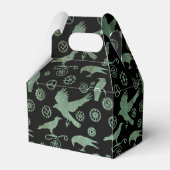 Monogramm-Gabel für Steampunk-Verdigris-Gänge Geschenkschachtel (Rückseite)