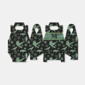 Monogramm-Gabel für Steampunk-Verdigris-Gänge Geschenkschachtel (Ungefaltet)