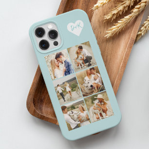 Monogramm-Galerie mit 8 personalisierten Fotos iPhone 15 Pro Max Hülle